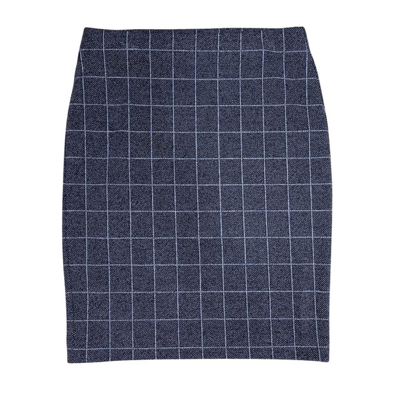 Ann Taylor Factory Dresses & Skirts - Ann Taylor Factory Dark Gray White Grid Pencil Skirt Women’s Size XS Petite
